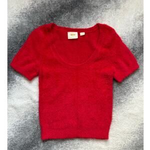 Maeve Red Crew Neck Sweater